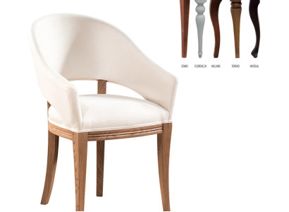 Classic r Designer Upholstery Chair Upholstered Chairs Textile Leather Fabric CM-U2